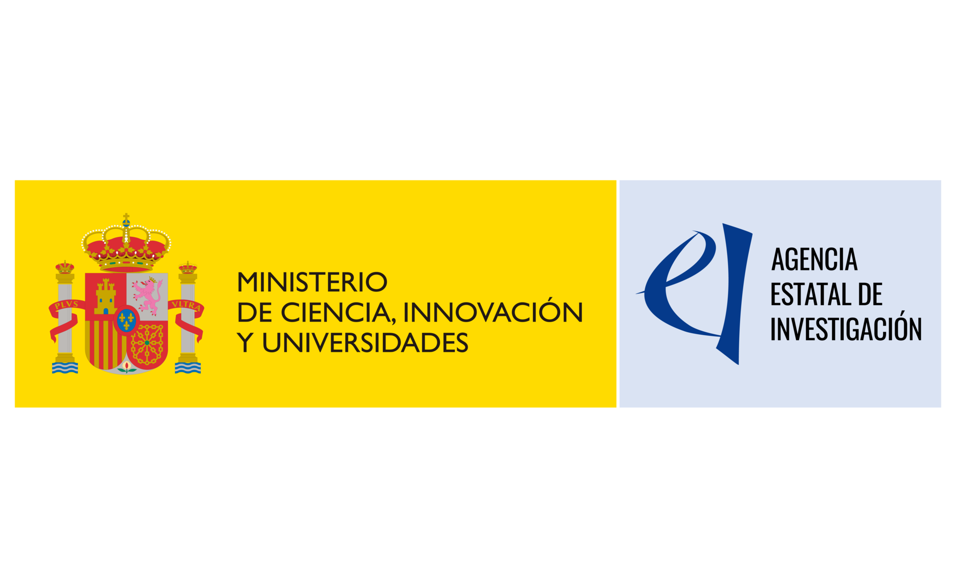 Logo of the Spanish Ministry of Science, Innovation and Universities (MICIU) and the State Research Agency (AEI)